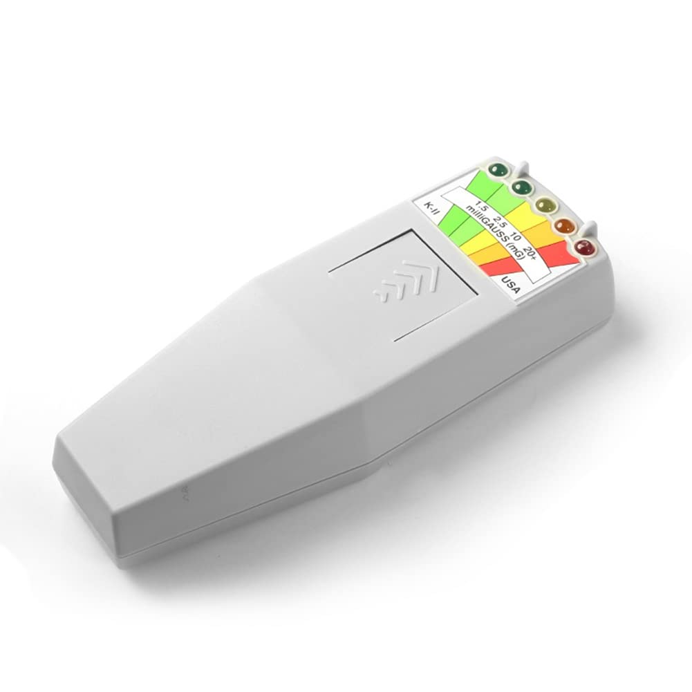 K2 Medidor de Radiación de Campo Electromagnético Digital Portátil 5 LED Gauss EMF para la Seguridad Personal de la Caza de Fantasmas