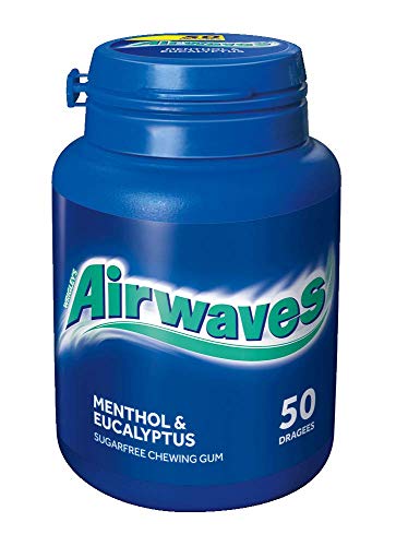 Airwaves Kaugummi | Menthol & Eucalyptus | Blau, zuckerfrei | 6 Dosen (6 x 50 Dragees) - Image 3
