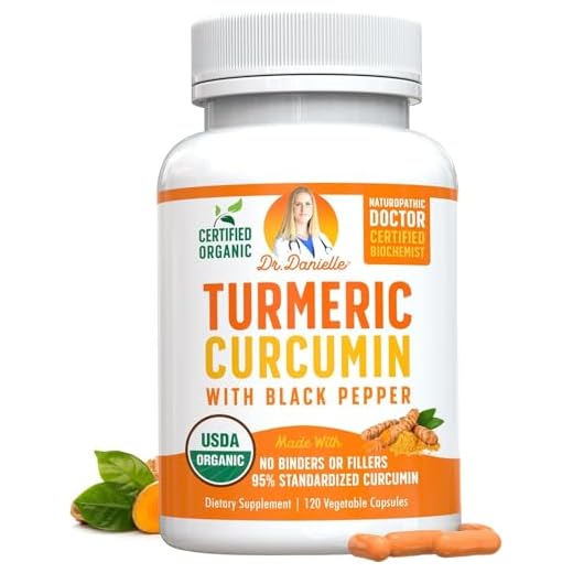 Turmeric Curcumin with BioPerine 1500mg. Highest Potency Available. Premium Organic Joint & Healthy Inflammatory Support. Organic, Vegan, Non-GMO, Gluten Free Capsules with Black Pepper Extract