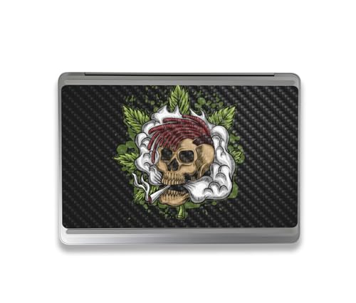 Image of MightySkins Carbon Fiber Skin Compatible with Microsoft Surface Laptop Studio 2 (2023) Full Wrap Kit - Death by Ganja | Protective Durable Textured Carbon Fiber Finish | Made in The USA