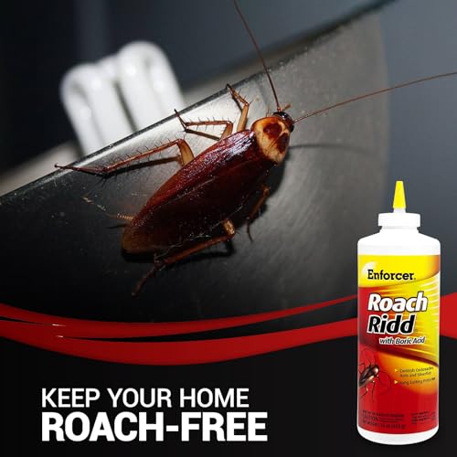 Gnomulas Ridd Refined and Enforcer Roach Ridd Powder - 16oz Indoor Roach, Ant, and ...