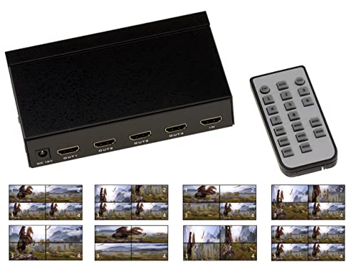 KALEA-INFORMATIQUE Processor for HDMI 1.4 Wall SPLICER. For walls of 2 to 4 screens, 8 possible combinations, with remote control