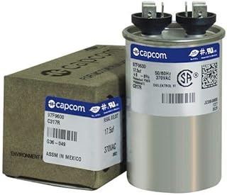 17.5 uf MFD 370 VAC Replacement Round Run Capacitor # C317R 97F9600