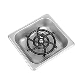 Lavavasos Automático, G1/2 de Acero Inoxidable Limpiador de Vasos para Fregadero de Cocina con 2 Mangueras de Conexión Accesorio Práctico para Bar Pub Restaurante y Cafetería