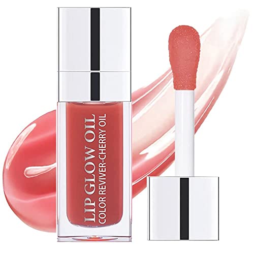 Plumping Lip Oil, Hydrating Lip Gloss Tinted Lip Balm Lip Care Transparent Toot Lip Oil