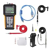 Handheld Oscilloscope, Light Weight Small Volume Digital Oscilloscope 100-240V for with Backlight Brightness(JDS2012A, US Plug)