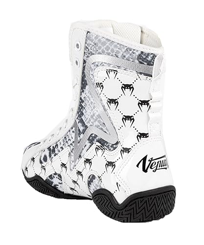 Image of Venum White Snake Boxing Shoes - White