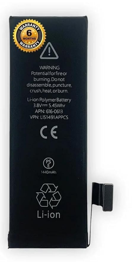 Image of Original Battery for iPhone 5G / 5 / A1428 / A1429 / A1442 Battery with 6 Month Warranty** (CAR206)