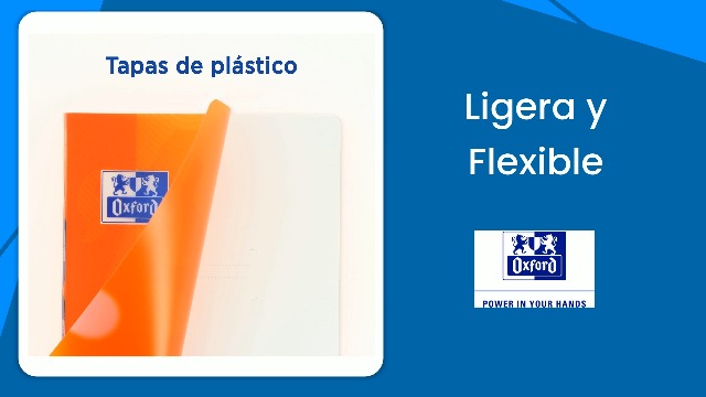 Pack De 10 Cuadernos Oxford Infinium A4+ - Tapa Blanda Irrompible, Hojas Cuadriculadas