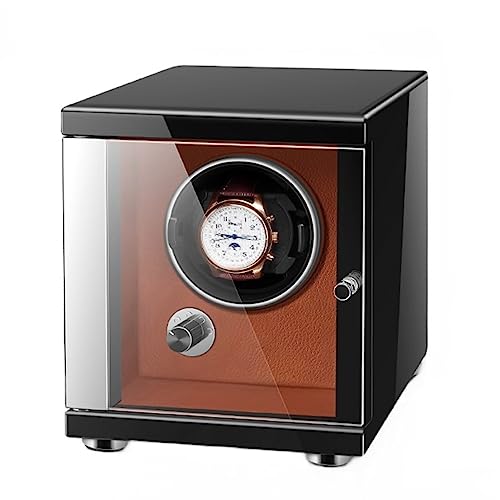 FDTMGW Bobinadora automática de Reloj para 1, 2, 3, 4, 6, Caja expositora de Almacenamiento de Reloj automático para Relojes de Hombre y Mujer, Caja de Reloj con Motor silencioso