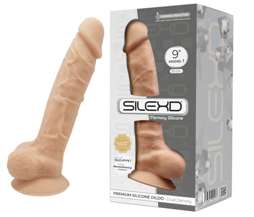 Gode Réaliste Double Densité SILEXD N° 1 de 23 cm pour pimenter vos nuits