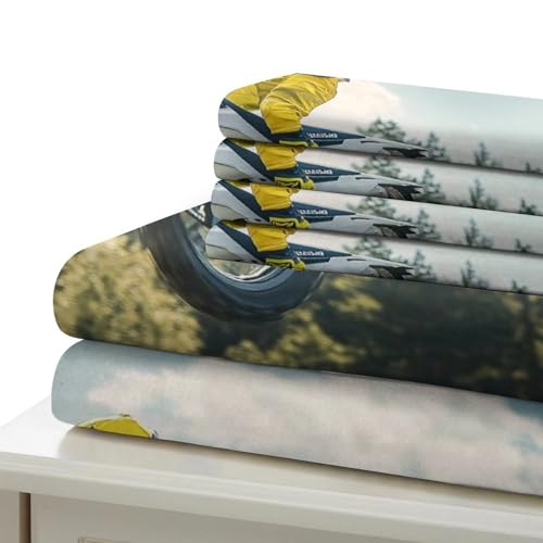 Housse de couette imprimée 3D scène militaire désert microfibre douce - 7
