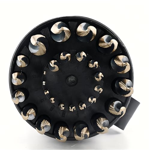 Steel Vision STEPPED TIP DRILL Bit Set - M35 Tungsten-Cobalt Alloy, Mechanics Length, 1/16 Inch To 1/2 Inch Cutter Bits, No Pilot Hole Needed, Durable And Precise For Metal Drilling thumb #2