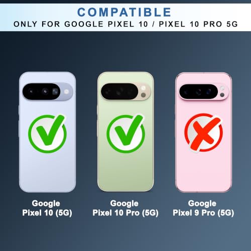Image of CEDO Magnetic Cover for 10 /10 Pro | Compatible with MagSafe Wireless Charging | Matte Black Case Designed with Magnetic Lock Shockproof Edge Protection Backcover (Translucent Black)