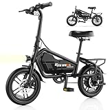5TH WHEEL EB20 Electric Bike with 25 Miles PAS Range, Peak 650W Motor...