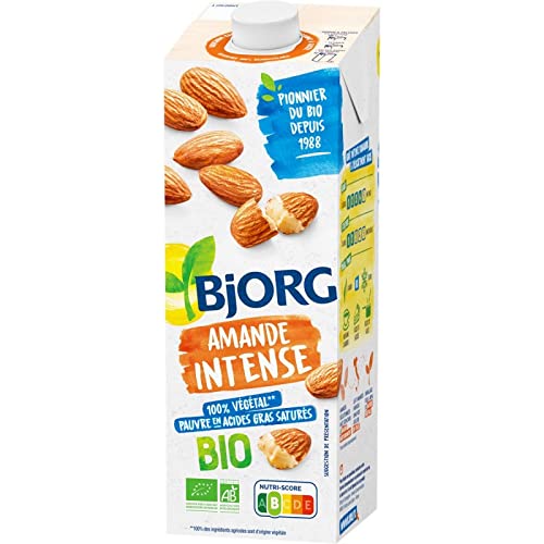 BJORG - Boisson Lait Amande 1L - Lot De 4 - Vendu Par Lot