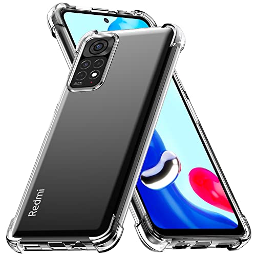 Migeec Coque pour Xiaomi Redmi Note 11 Transparente Case Protection Anti-Rayures Antichoc Robuste Etui - Claire Cover