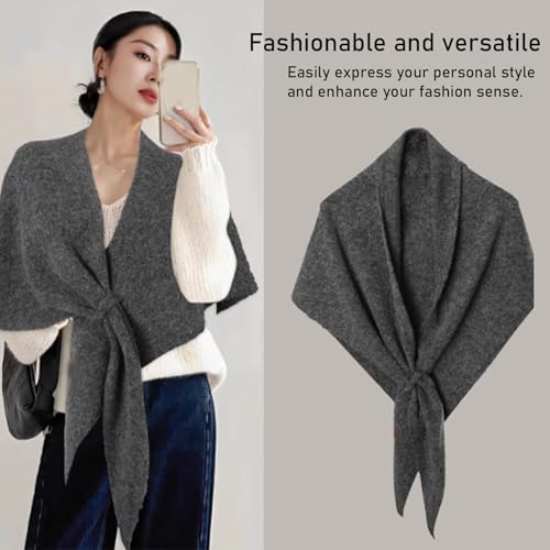 Pashmina Shawl Wraps for Women, 2026 New Knitted Shawls Triangular Striped Scarves Cardigan Shawls3
