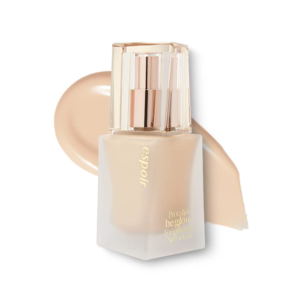 Espoir Pro Tailor Foundation Be Glow New Class #2 Ivory 1.06 oz SPF27 PA++ | Long-Lasting Healthy Radiance Glow Liquid Foundation | Light-weight Natural Dewy Full Coverage | Korean Base Makeup 1.06 Ounce (Pack of 1) New Class #2 Ivory