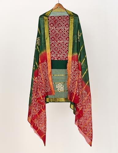 Image of Amazon Brand - Myx Women's Unstitched Batik Print Salwar Suit Dress Material With Dupatta