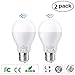 Produktbild 2er Pack E27 LED Glühbirne mit Bewegungsmelder Smart licht Lichtsensor Radarsensor 7 Watt ersetzt 50 Watt Sensorlampe Energiesparlampe für Innen Außen Haustür Treppen Flur Garage Garten