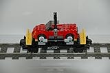 Lego 9V + RC Eisenbahn TRAIN 7898 Waggon Autoladewaggon WAGON CAR