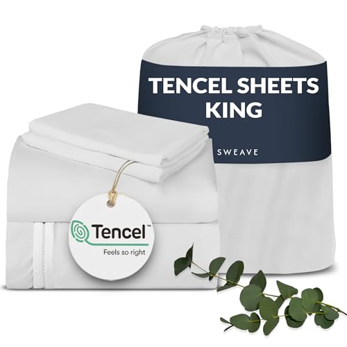 Sweave Eucalyptus Tencel Sheets King 4-Piece Bedding Set