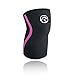 Rehband Rx Knee Support 7mm - Medium - Black/Pink - Expand Your Movement + Cross Training Potential - Knee Sleeve for Fitness - Feel Stronger + More Secure - Relieve Strain - 1 Sleeve