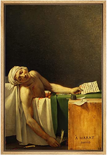 wall26 - The Death of Marat by Jacques-Louis David -