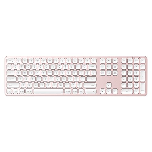 Satechi Aluminum Bluetooth Keyboard with Numeric Keypad - Compatible with iMac Pro/iMac, 2020/2018