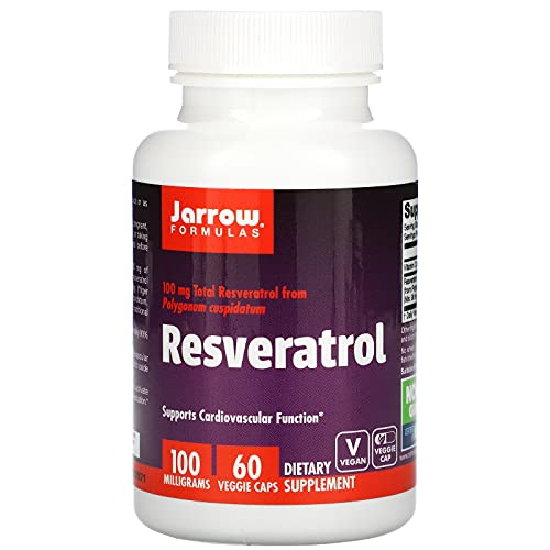 Resveratrol 100 mg (60 Vegetarian Capsules) - Jarrow Formulas Cover