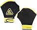 CRESSI Aqua Boost Swim Gloves Black/Yellow L-Unisex Neopren Ultraspan Schwimmhandschuhe, Handgelenkriemen, Schwarz/Gelb, Schwimmen, Arm, R&uuml;cken, Schultertraining, Wassergymnastik, Aquafitness, L