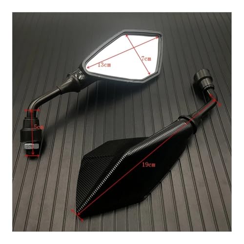 Espejo retrovisor de motocicleta dile adiós a los puntos ciegos con este reflector universal 6