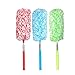 3pcs Long Handle Duster Cleaning Tools for Home Stretchable Duster Round Covers for Jars Cow Cupcake Toppers Nutcracker Chef Long Handled Duster Household Dust Sweep