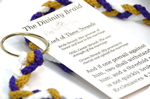 A Cord Of Three Strands Traditional Style By Divinity Braid #Divinitybraid #Cordofthreestrands #Godsdivinitybraid #Unityknot #Marriagebraid #Godsunityknot #Godsknotbraid #Divinityknot #Cordof3 #TOP3