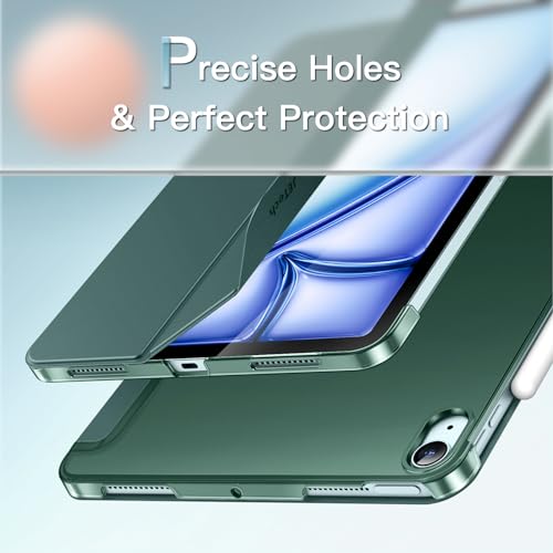 Image of JETech Case for iPad Air 11 inch M4 /M3 /M2 & Air 5 /4 10.9 inch, Misty Green