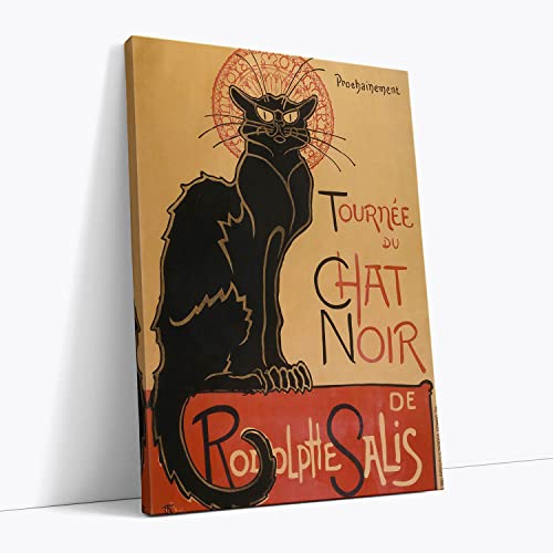Toile murale Tournee du Chat Noir Steinlen haute qualité 50,8x76,2