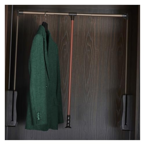 Tringle de penderie rétractable latérale et extensible de 54 à 125 cm pour suspendre les habits