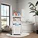 CATGOOD White Two-Tier Laundry Basket for Home Bathroom, Portable Rolling Laundry Bin with 2 Removable Baskets and Wheels, Suitable for Bathroom, Laundry Room, Living Room, Bedroom