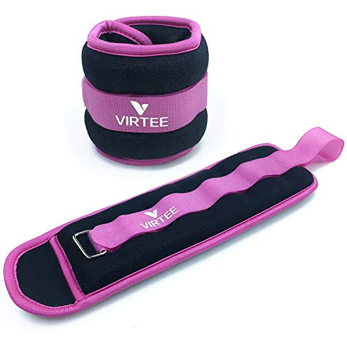 Pesas de tobillo/muñeca para mujeres, hombres, niños – Juego de pesas para brazos y piernas con correa ajustable – correr, trotar, gimnasia, terapia física, fitness – Elección de 1 libra, 2 libras, 3