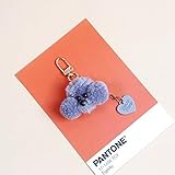 Type de métaux: alliage de zinc, matériau: fourrure de lapin