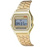 Reloj de pulsera digital: el reloj de pulsera digital LED con correa suave proporciona una experiencia de uso cómoda y movimiento preciso para mantener la hora exacta.