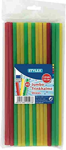 Preisvergleich Produktbild Stylex 10527 - Jumbo-Trinkhalme, 40 Stück