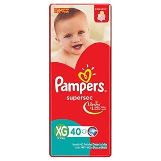 Fralda Pampers Supersec XG - 40 Unidades