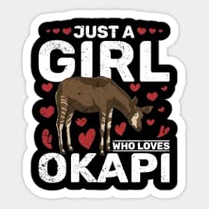 Amazon.com: Girls Zoo Animal African Safari Wildlife Okapi Sticker, 720 ...