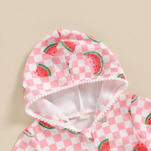 Image of Nicoxijia Kids Toddler Little Girl Swim Cover Up Terry Zip-Up Hooded Beach Bathing Suit Swimsuit Wraps Zipper Coverup Dress