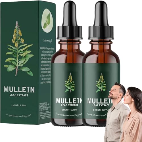 Lungenreinigungs Tropfen Königskerze Extrakt Natürliche Inhaltsstoffe Schnelle Absorption Lungenreinigungs & Reparaturspray für Den Täglichen Gebrauch Geeignet Für Männer und Fraue