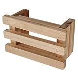 BESPORTBLE Holz tritthocker Stabil und Langlebig für Erwachsene rutschfest Robuste Konstruktion Vielseitig Einsetzbar als Fußbank Kinderhocker für Wohn Kinderzimmer Natürliche Holzqualität