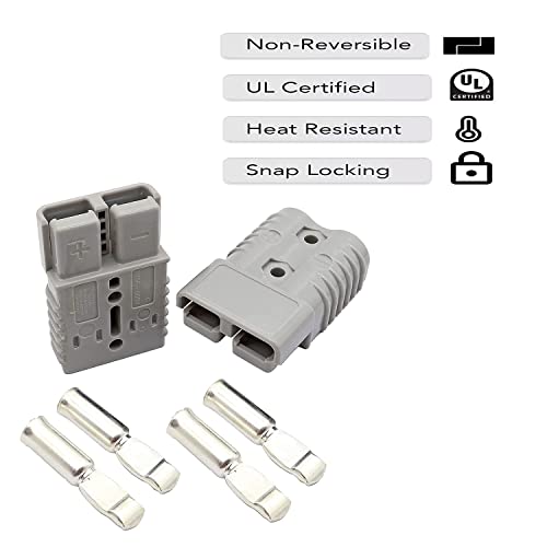 image for Liyafy Battery Quick Connect Disconnect Electrical Plug 175A 1/0AWG fo