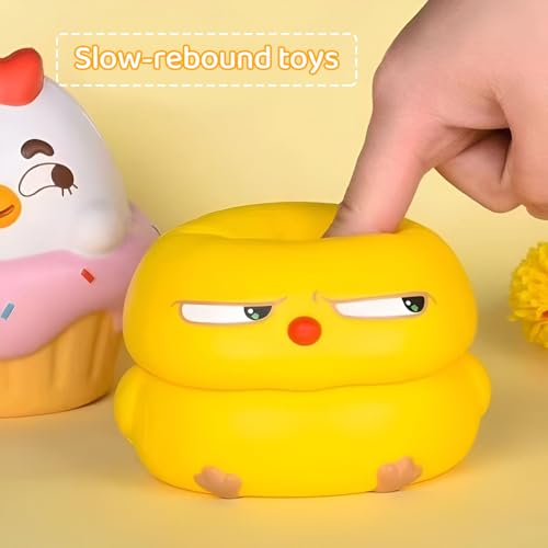 Stressball，Suuwwn Squishy Anti Stressball Squishies Anti Stress Squeeze Spielzeug für Kinder und Erwachsene Figur Stretch-Spielzeug Fidget Toys